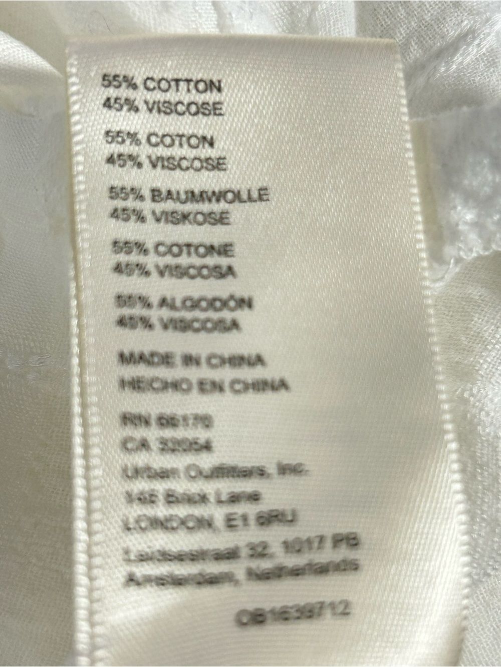 We The Free Women White Textured Buttonless Tunic Size extra Small OVERSIZE. - Picture 12 of 15